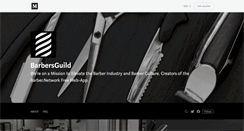 Desktop Screenshot of barbersguild.com